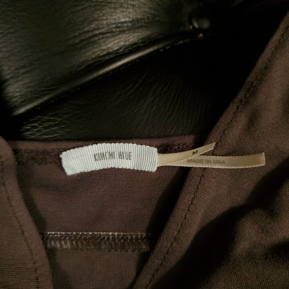 URBAN OUTFITTERS Olive Green Crop Top - Picture 2 of 4